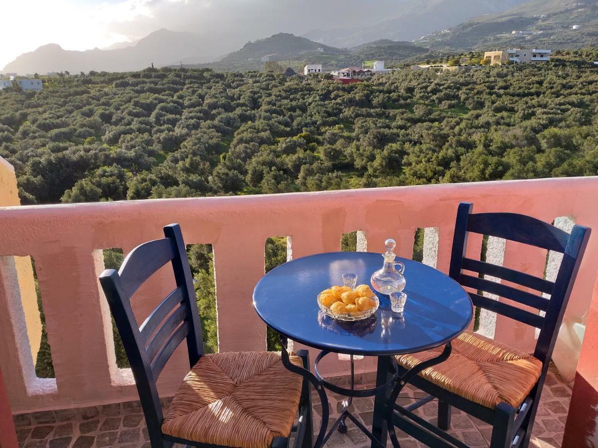 Greek Blue Apartment ปลาเกียส ภายนอก รูปภาพ