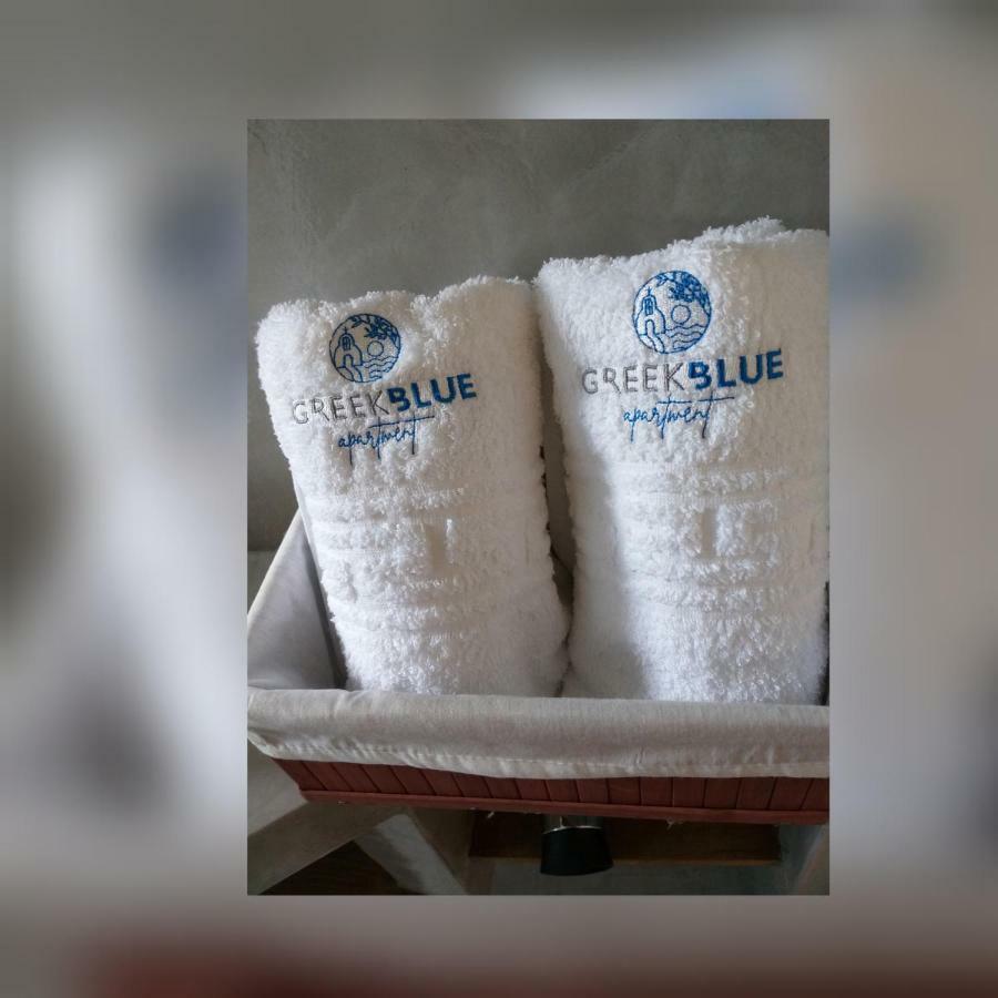 Greek Blue Apartment ปลาเกียส ภายนอก รูปภาพ
