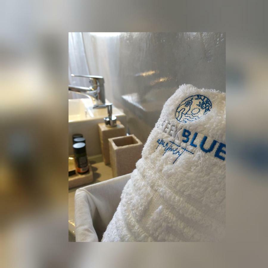 Greek Blue Apartment ปลาเกียส ภายนอก รูปภาพ